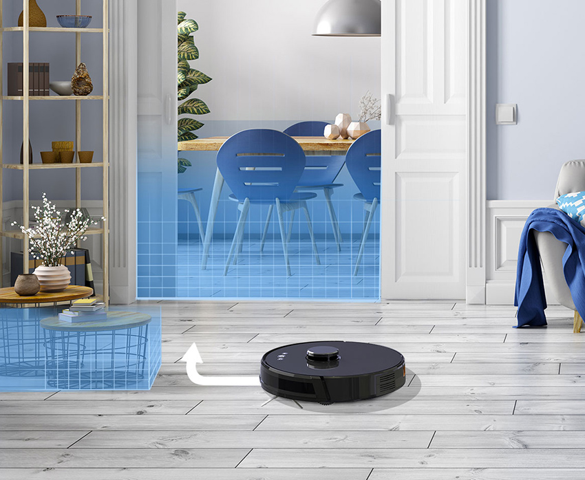 Robotic Vacuum Cleaner With Map Navigation and No Go Zone