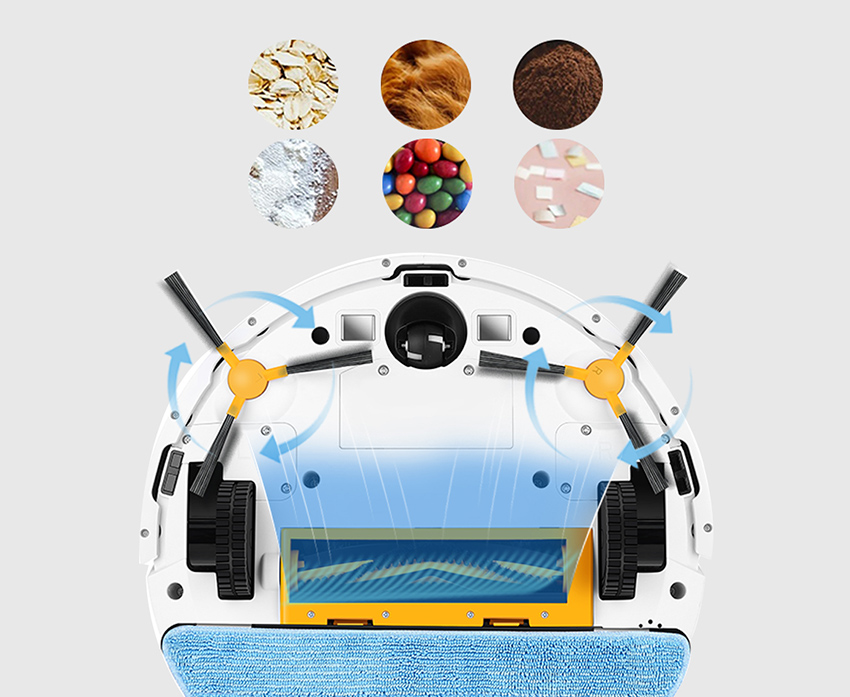 Smart Gyro Robot Vacuum for Effortlessly Everyday Cleaning