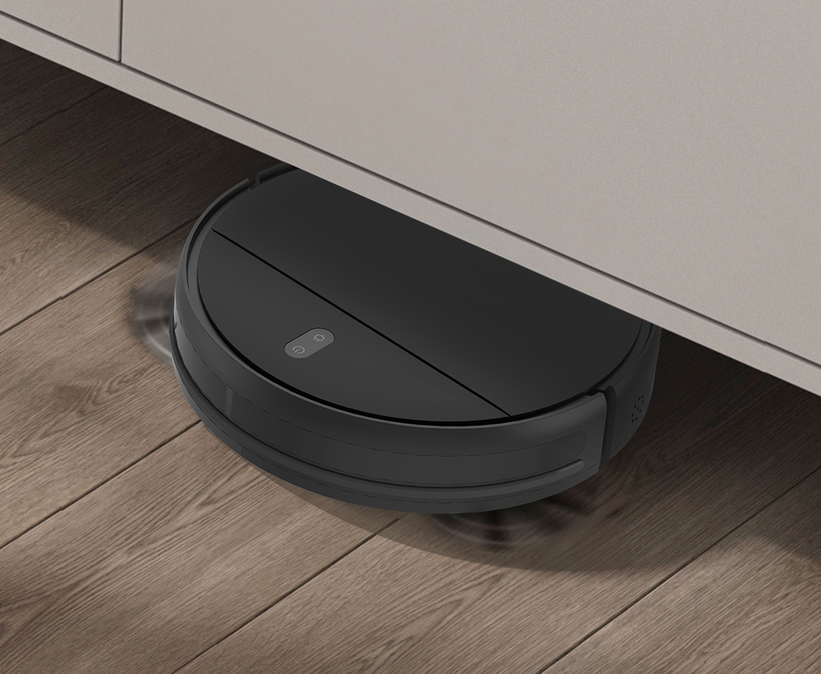 Floor Robot That Sweeps And Mops with Slim Design