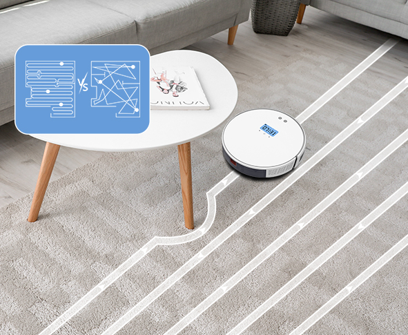 Vacuum Cleaning Robot with Smart Navigation Technology