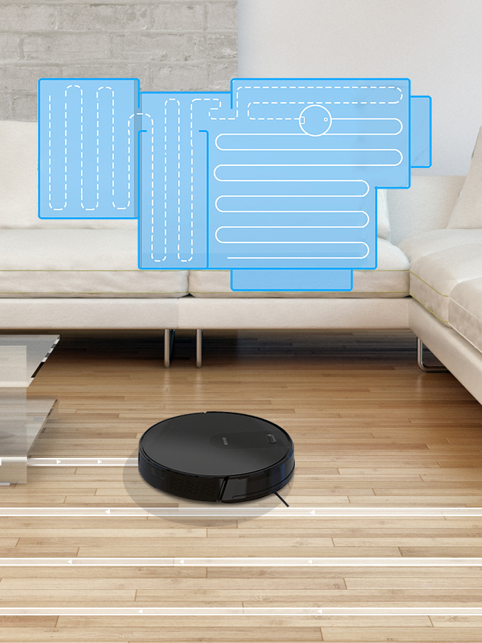 Automatic Hardwood Floor Cleaner with Smart Navigation