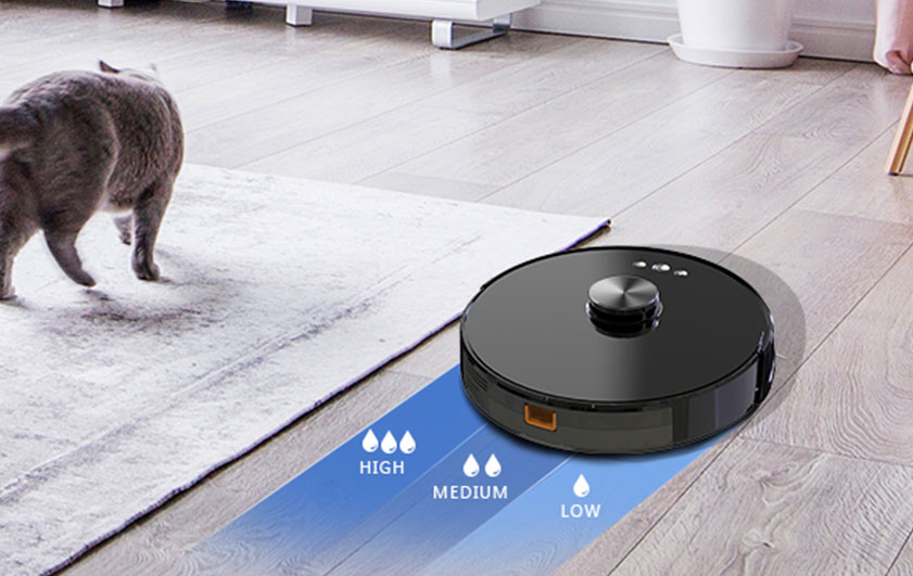 Laser Robot Vacuum Cleaner With Smart Mopping Capabilities